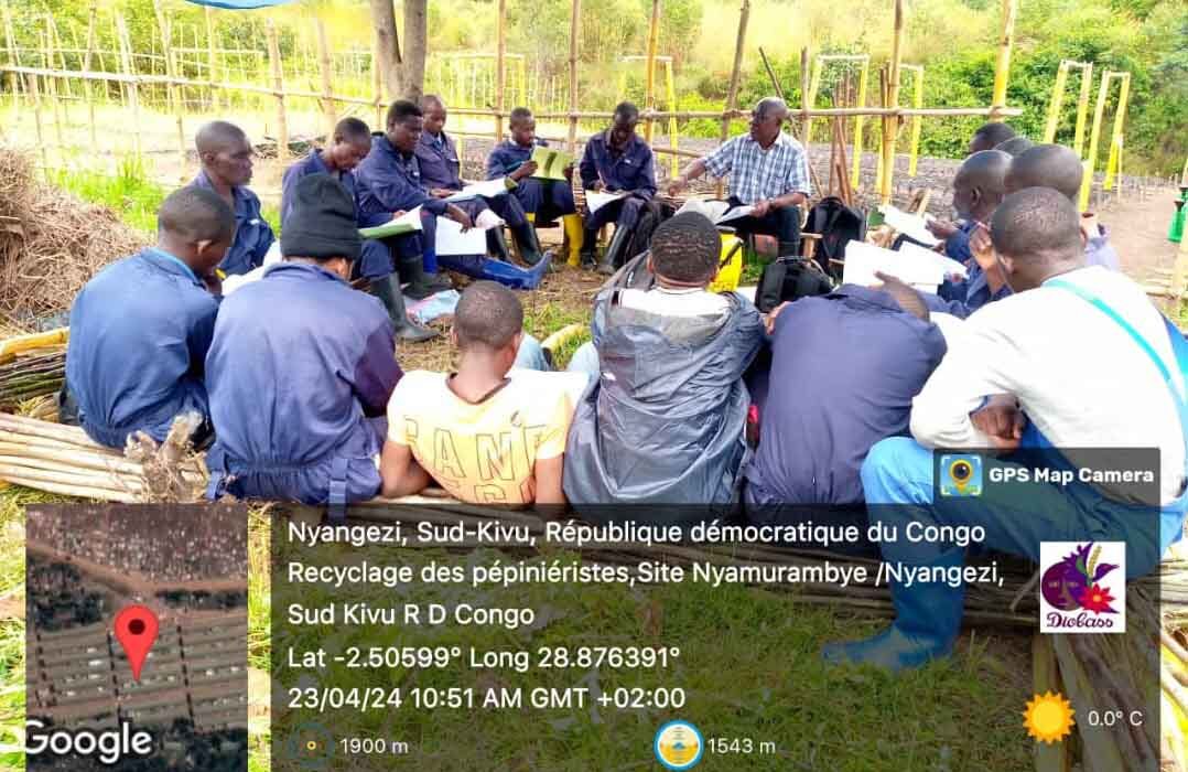 Renforcement des Capacités des bénéficiaires des pépinières à Karhongo Nyangezi