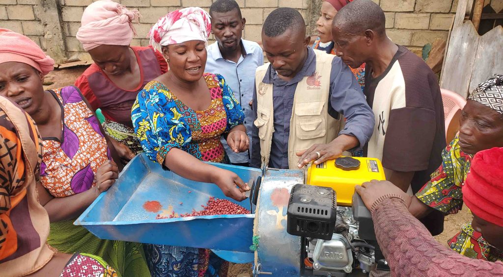 Création de 2 unités de transformation d’arachide à Kalehe et Kabare